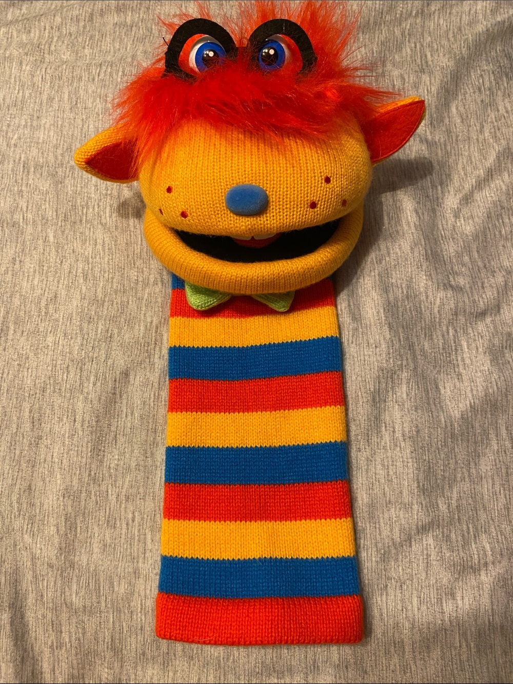 The Puppet Company Knitted Puppet Humphrey Puppet Like New